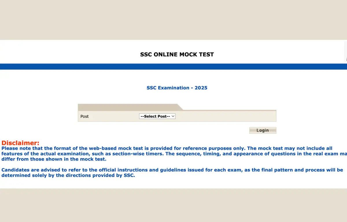 SSC Mock Test Online