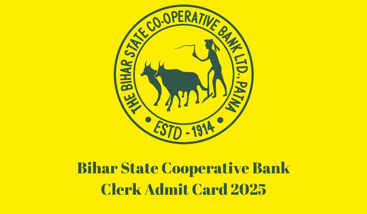 Bihar State Cooperative Bank Admit Card