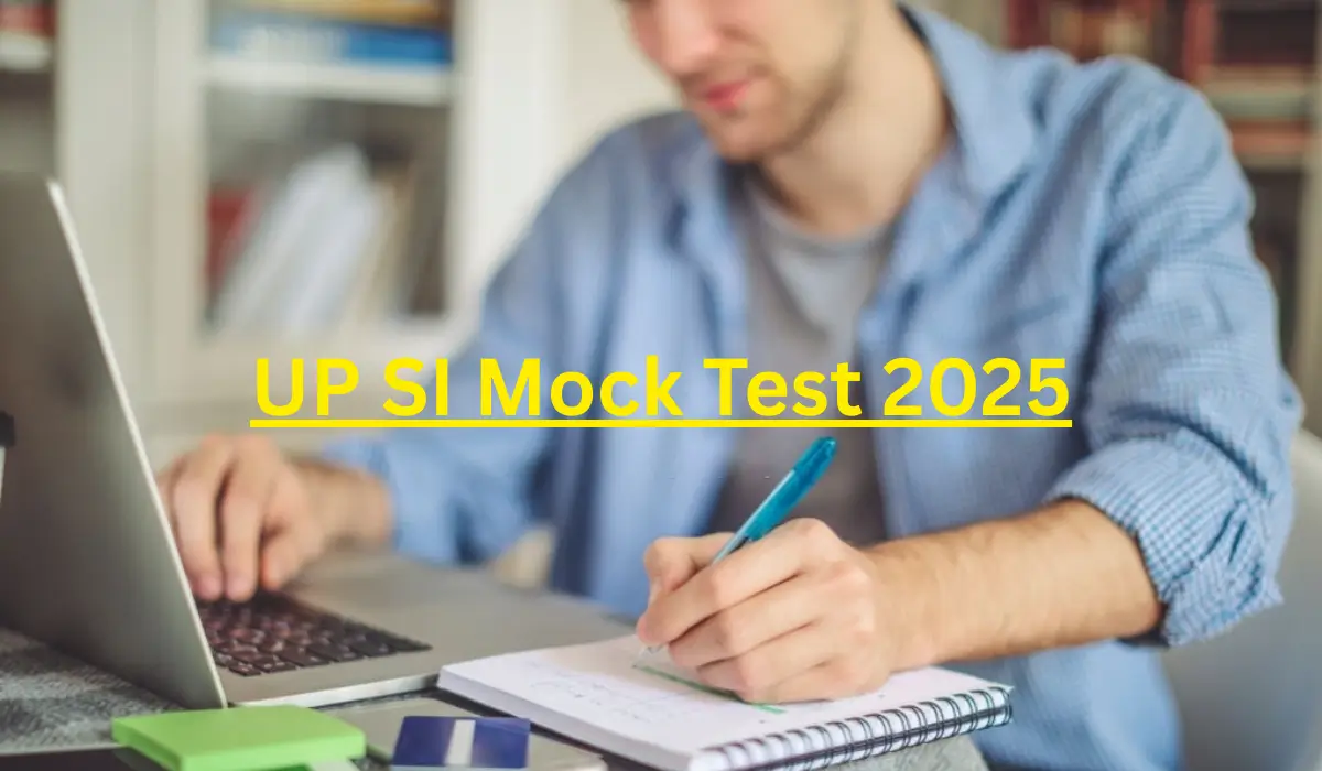 UP SI Mock Test 2025