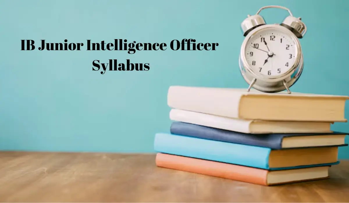 ib junior intelligence officer syllabus