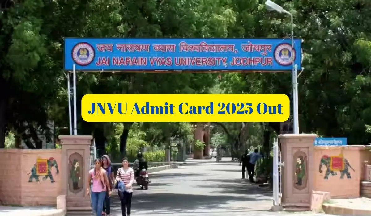 JNVU Admit Card 2025