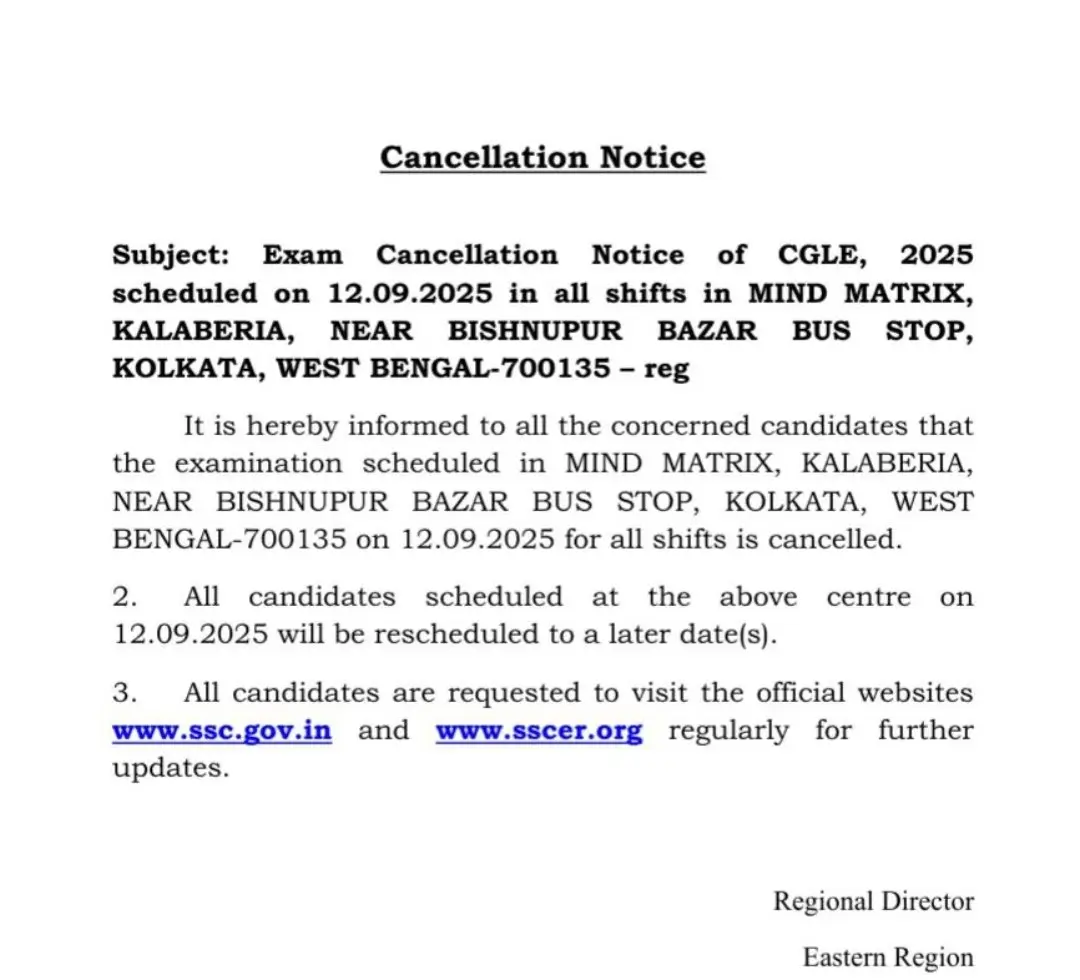 SSC CGL 2025 Exam Cancelled at Multiple Centres, Check Exam Issues and Centres List_9.1