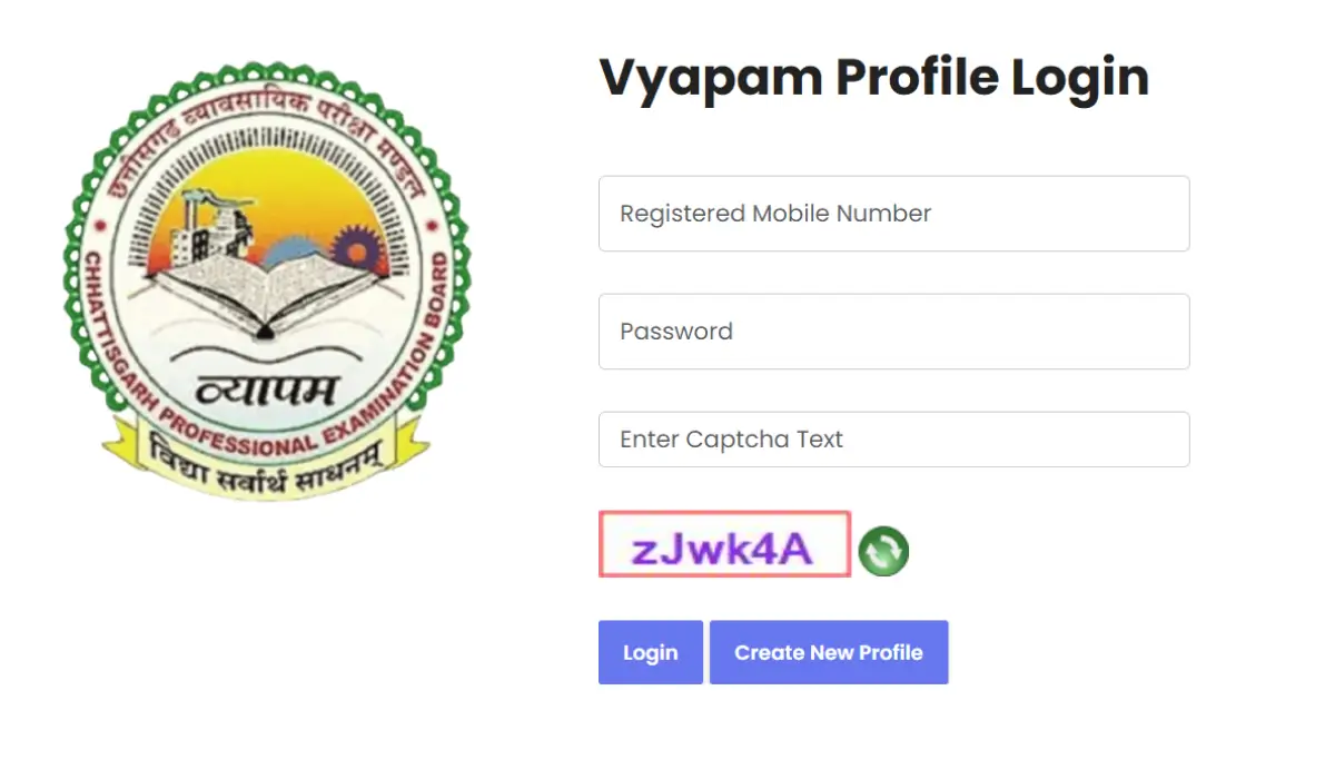 CG Vyapam Staff Nurse Admit Card 2025