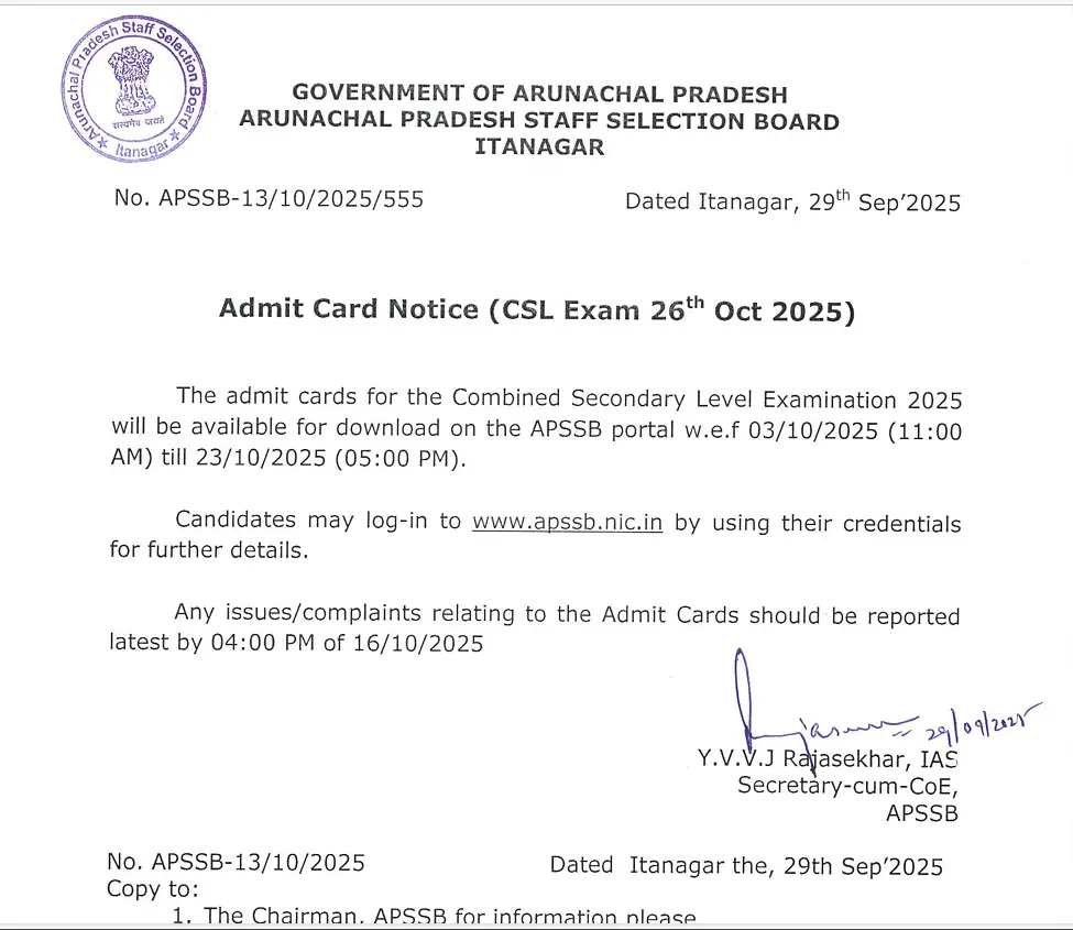 APSSB CSLE Exam Date 2025 Out for 461 Constable, MTS & Other Posts_3.1