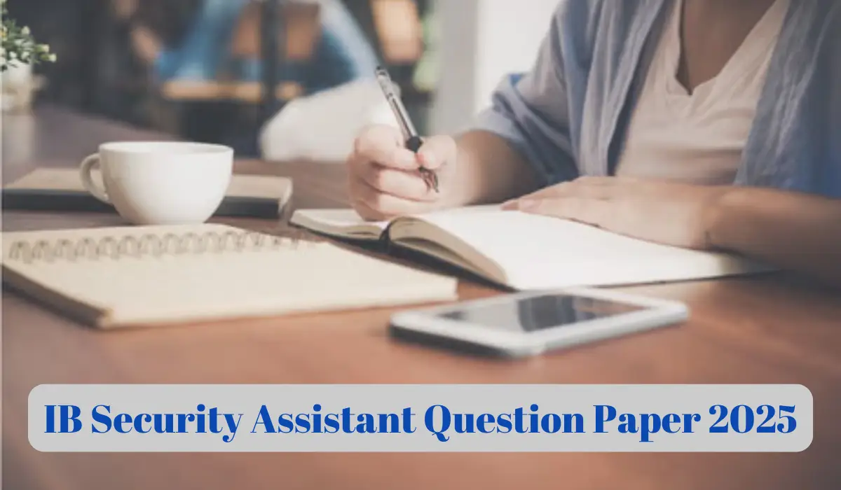 IB SA Question Paper 2025