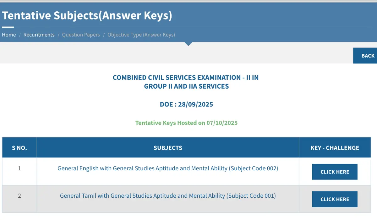 tnpsc group 2 answer key