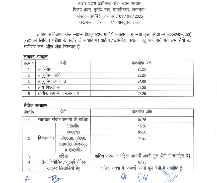 UPSSSC AGTA Result 2025 Out, Cut Off Marks & Result Link_3.1