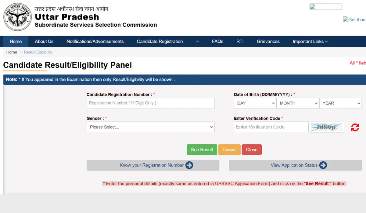 UPSSSC AGTA Result 2025