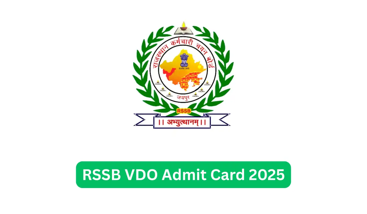 RSSB VDO Admit Card 2025