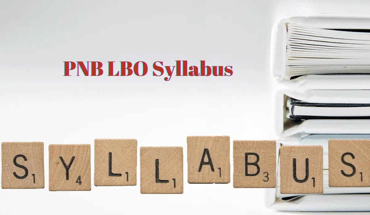 pnb lbo syllabus