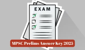 mpsc prelims answer key 2025