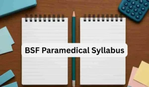 bsf paramedical syllabus