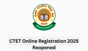 ctet online registration reopens