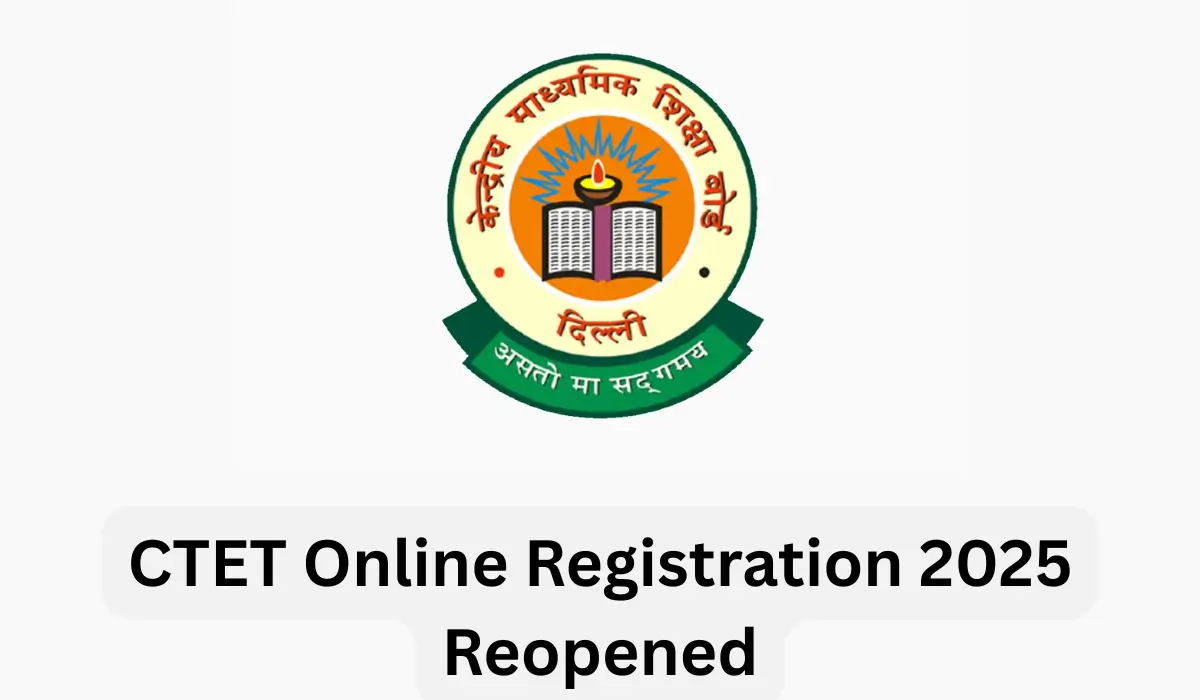 ctet online registration reopens