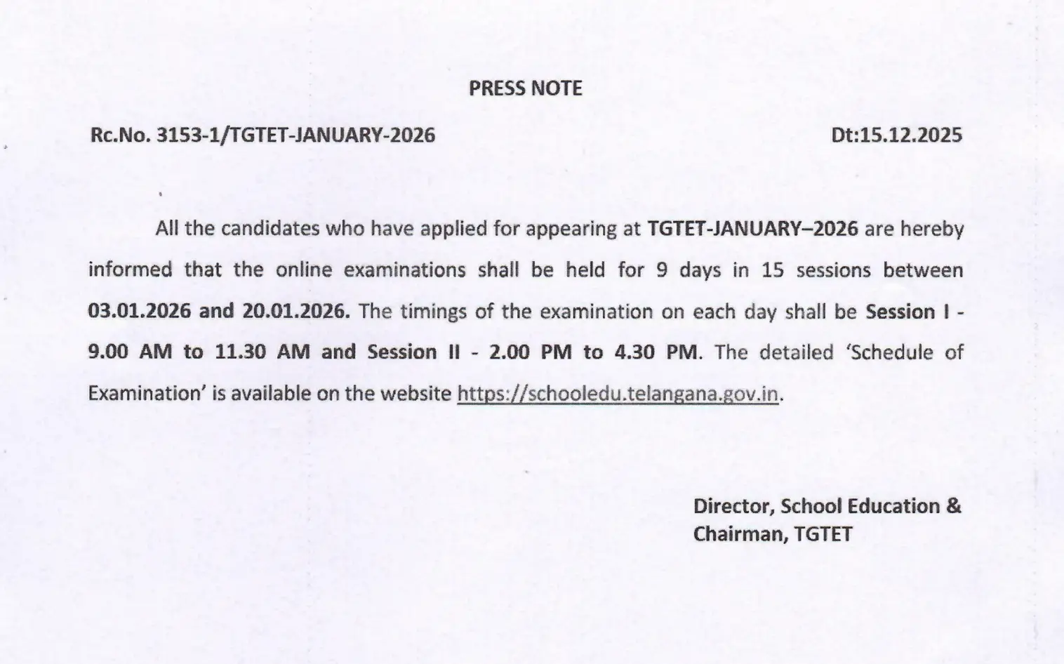 TG TET 2026 Exam Date Out, Admit Card, Exam Pattern, Certificate Validity_3.1