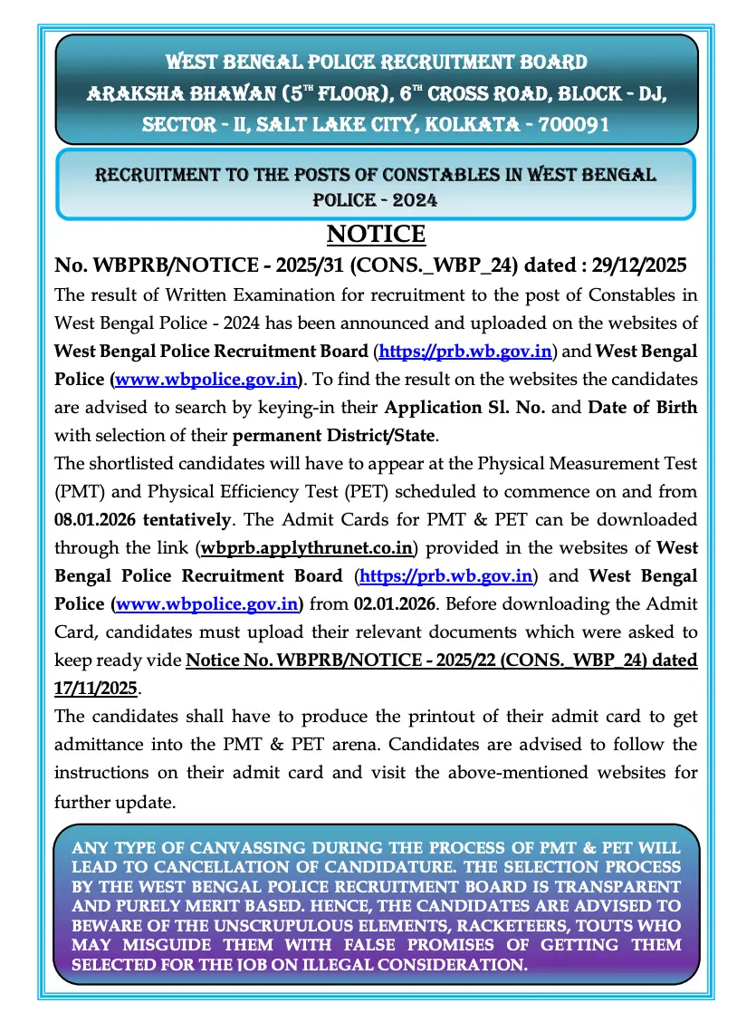 wbp-constable-result-out