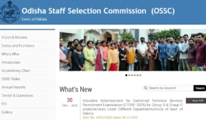 OSSC JE Recruitment 2026