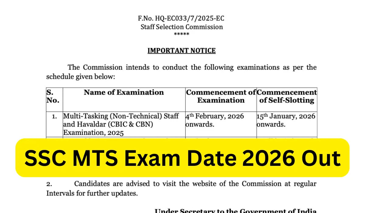 SSC MTS Exam Date (1)