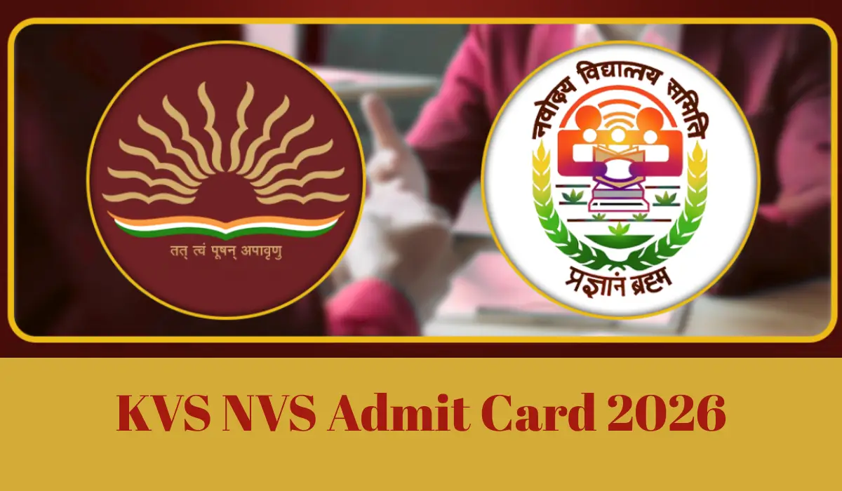 kvs nvs admit card 2026