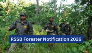 RSSB Forester Notification 2026