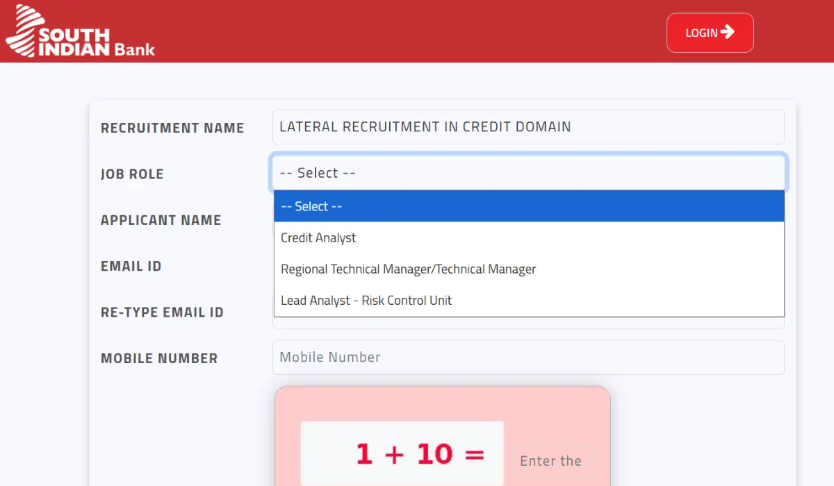 South Indian Bank Recruitment 2026