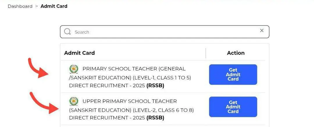 REET Mains Admit Card 2026 Out, Rajasthan 3rd Grade Teacher Hall Ticket Link_4.1