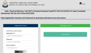 SSB HCM Physical Admit Card 2026