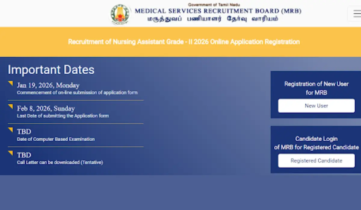 TN MRB Nursing Assistant Recruitment 2026
