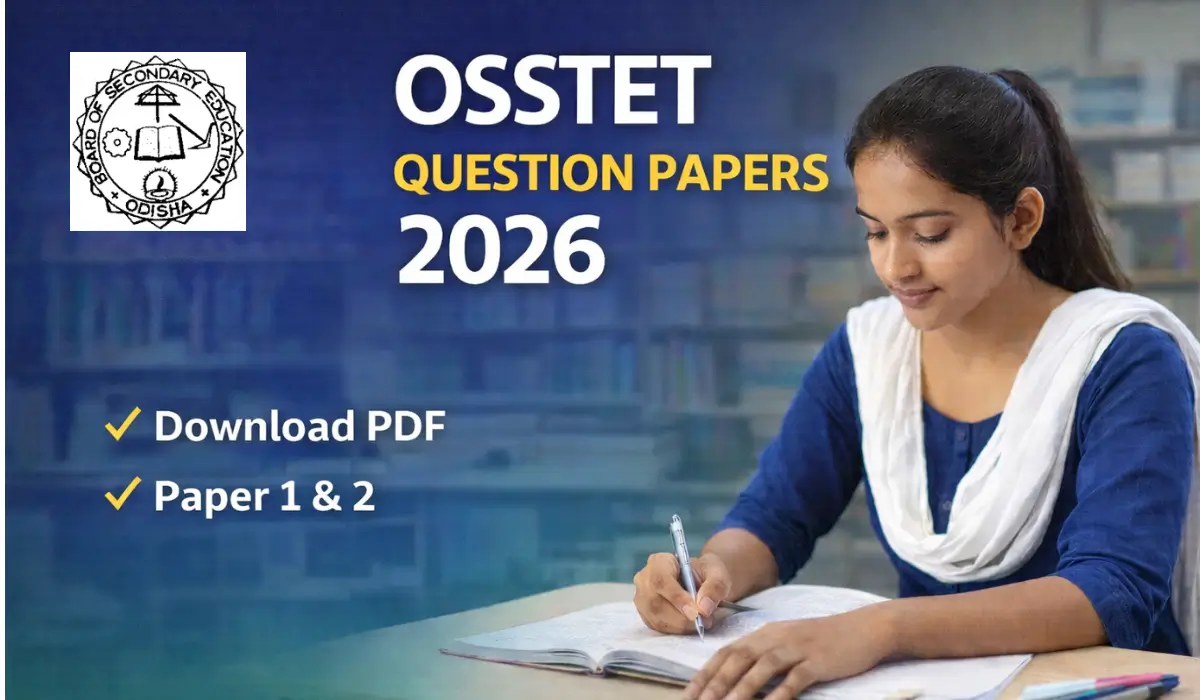 OSSTET Question Paper 2026