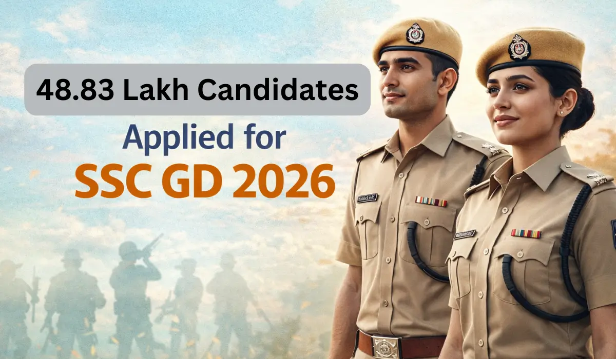 48.83 lakh candidates applied