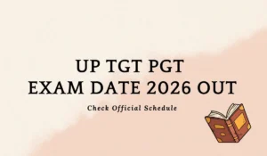 UP TGT PGT Exam Date 2026