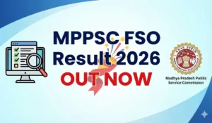 mppsc fso result 2026