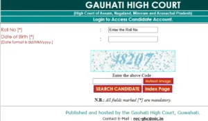 Guahati High Court Admit Card 2026