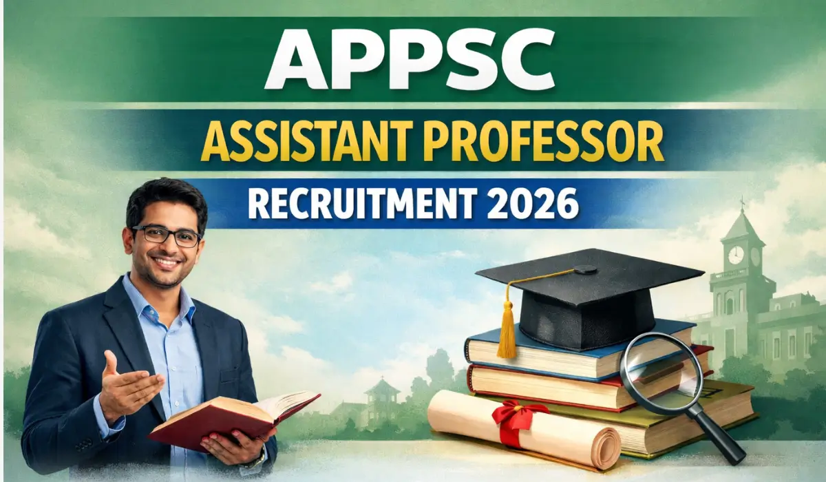 APPSC Assistant Professor Recruitment 2026