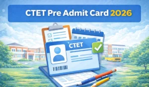 ctet pre admit card 2026