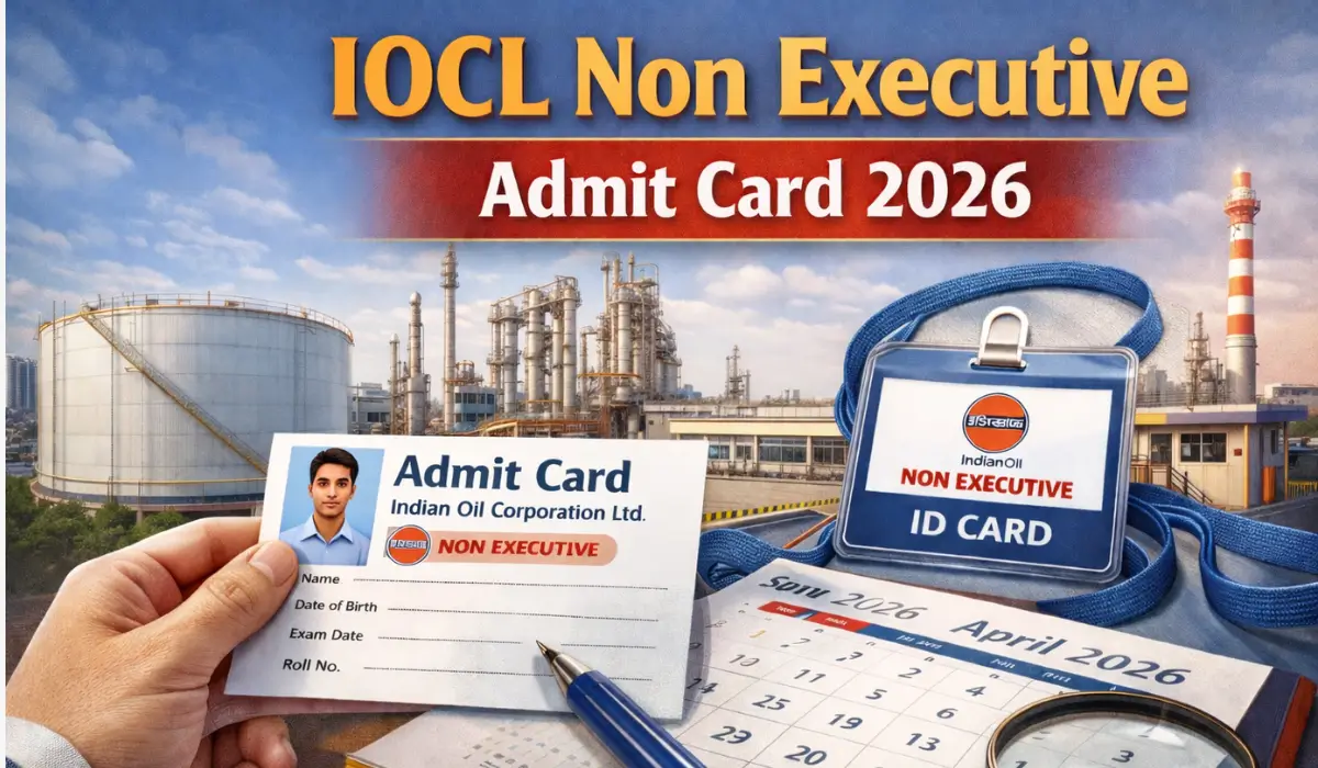 iocl non executive admit card
