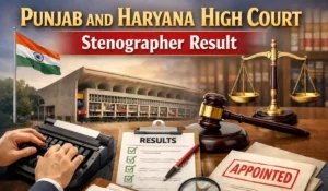Punjab and Haryana High Court Stenographer Result