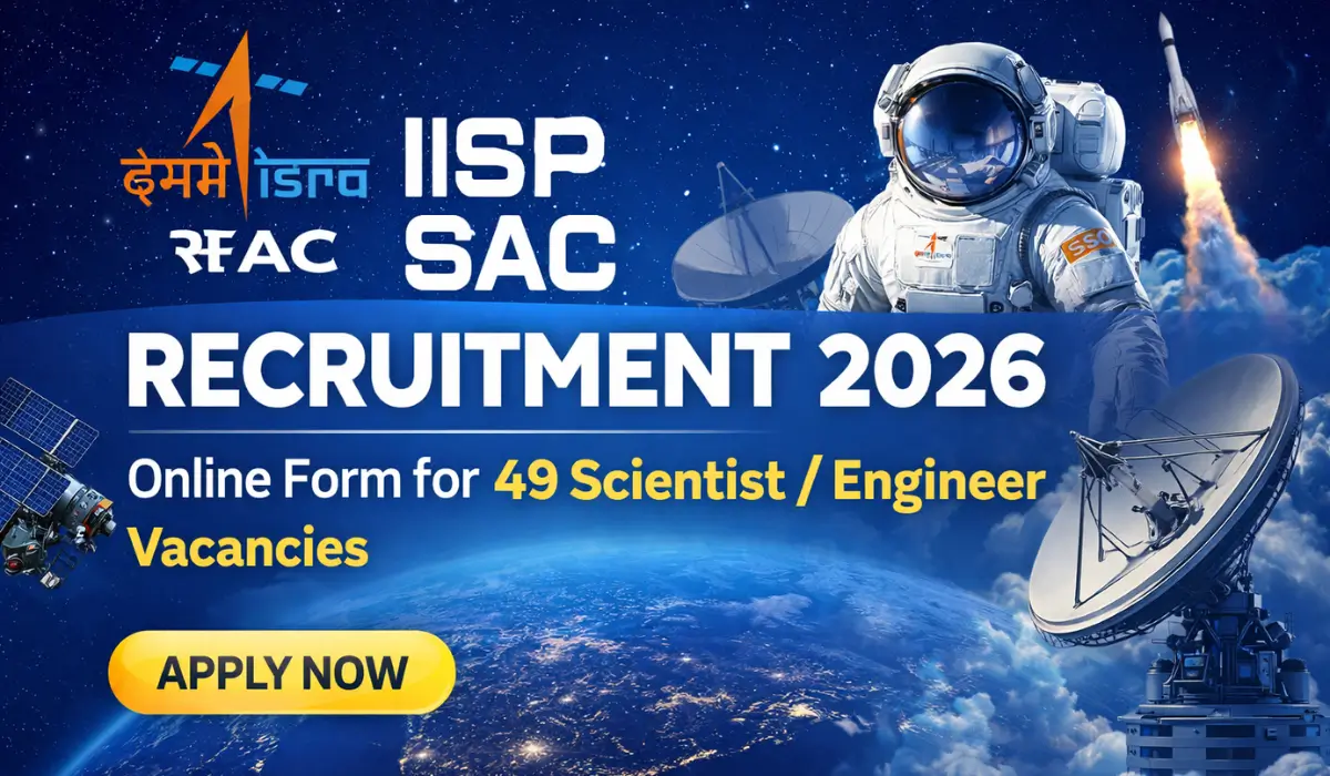 ISRO SAC Recruitment 2026