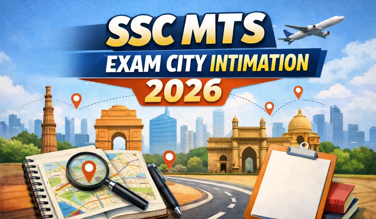 ssc mts city intimation