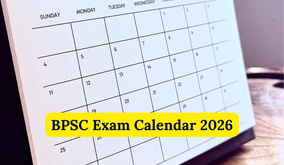 BPSC Exam Calendar 2026