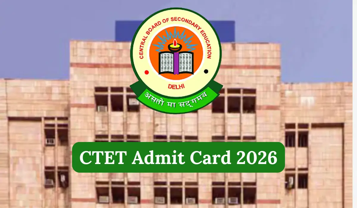 ctet admit card 2026