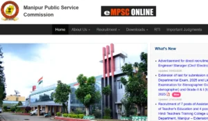 Manipur PSC Recruitment 2026