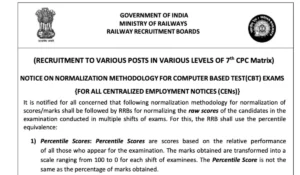 RRB Normalisation