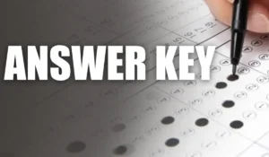 CBSE Recruitment Answer Key