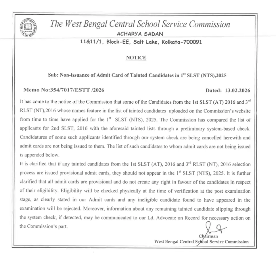 WBSSC Group C and D Exam Date 2026 Out, Check Official Schedule (8478 Vacancies)_3.1