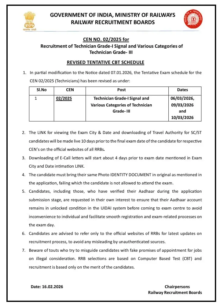 rrb-technician-2026-exam-date-out-new-schedule-6238-grade-1-3