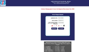 MP Police SI Result 2026