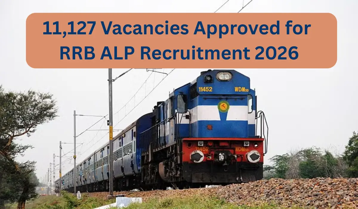 11127 Vacancies Approved for RRB ALP Recruitment 2026