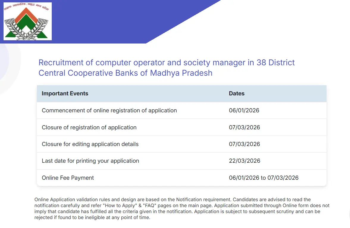 MP Apex Bank Recruitment 2026, Last Date to Apply Online Today_3.1