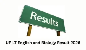 UP LT English and Biology Result 2026